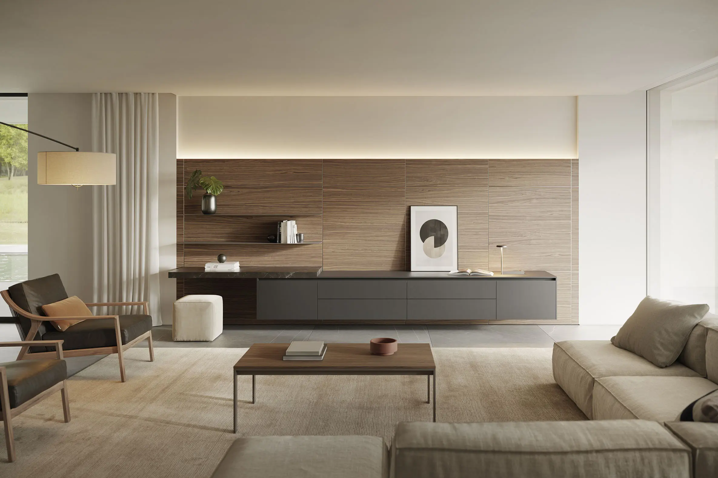 Salón Serie 45 Gris Tormenta